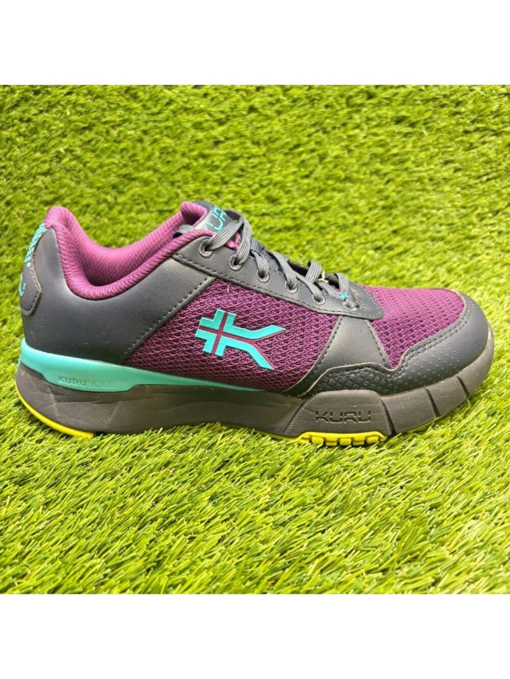 Kuru Quantum 2.0 Womens Size 8.5 Purple Blue Athletic Running Shoes Sneakers
